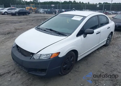 2009 Honda Civic Vp из США, поврежденный, VIN 2HGFA16309H325398